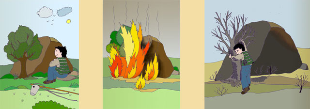 Il leccio e il fuoco